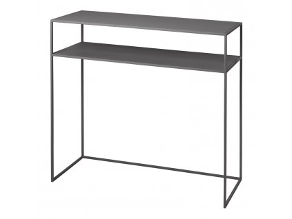 Tavolino FERA 85 cm, grigio, acciaio, Blomus