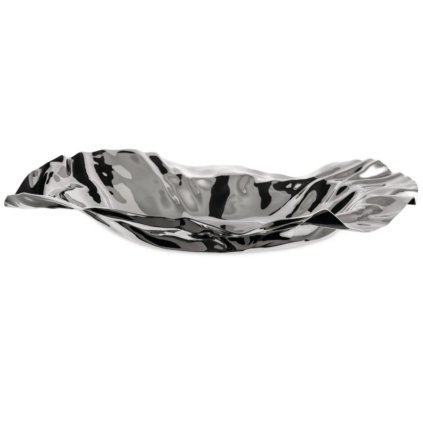 Vassoio decorativo PORT 38 cm, acciaio inox, Alessi
