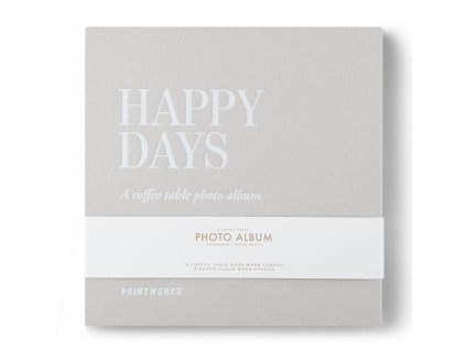 Album fotografico HAPPY DAYS, argento, Printworks