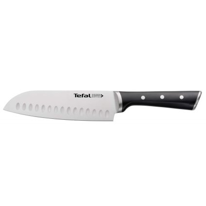 Coltello Santoku ICE FORCE K2320614 18 cm, acciaio inox, Tefal