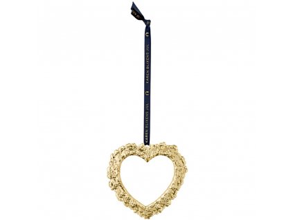 Ornamento per albero di Natale FLOWER IN LAYERS 11,5 cm, placcato oro, Rosendahl