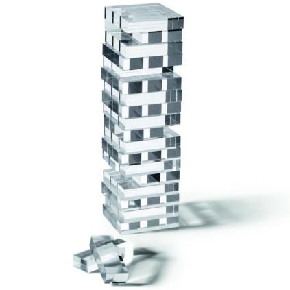 Gioco Jenga YAP 28 cm, di design, chiaro, Philippi