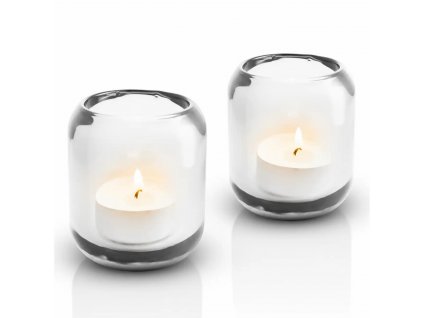 Portacandele tealight ACORN set di 2 pz, vetro trasparente, Eva Solo