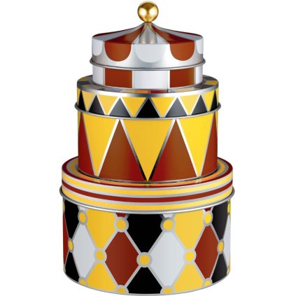 Barattolo da cucina CIRCUS, set di 3 pz, multicolore, Alessi