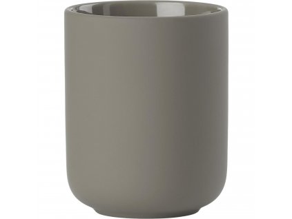 Portaspazzolino UME 10 cm, grigio, ceramica, Zone Denmark