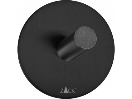 Gancio per asciugamani DUPLO 5,5 cm, nero, acciaio inox, Zack