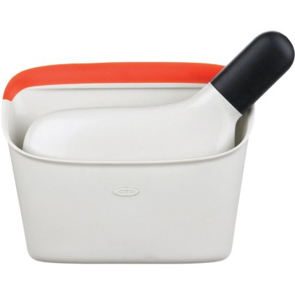 OXO Good Grips Set Toilet Brush & Plunger Combo, Natural