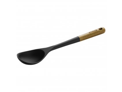 Cucchiaio da portata 31 cm, marrone, in silicone, Staub