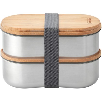 Portapranzo 1 l, grigio, acciaio inox, Black+Blum