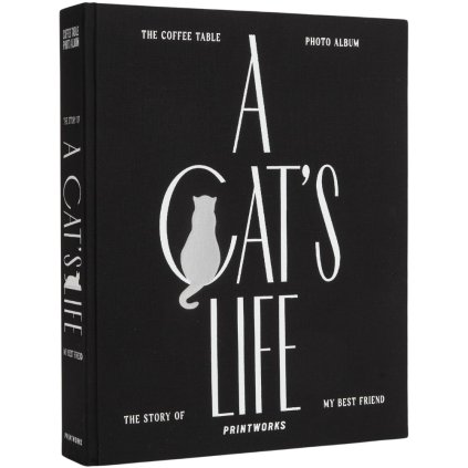 Album fotografico A CAT´S LIFE, nero, Printworks