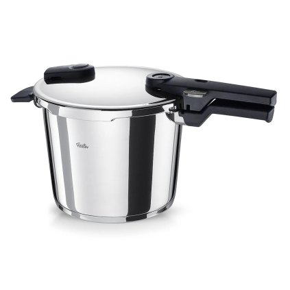 Pentola a pressione VITAQUICK 6 l, argento, acciaio inossidabile, Fissler