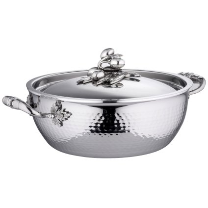 Tegame OPUS PRIMA 24 cm, argento, acciaio inossidabile, Ruffoni