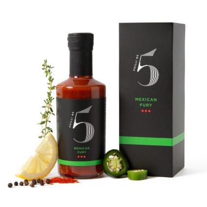 225771 gurmanska chilli omacka mexican fury 200 ml chilli no5