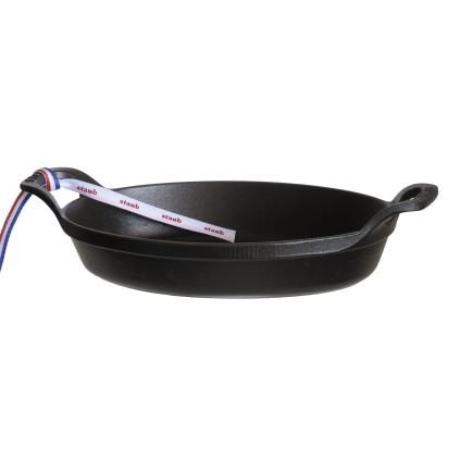 141233 ovalny litinovy pekac cerny 24 cm staub