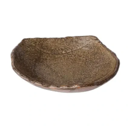 231517 servirovaci talir terra 26 x 23 cm hneda keramika mij