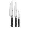 Set di coltelli PRO, con coltello per lardellare, set di 3 pz, ZWILLING