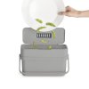 Pattumiera per rifiuti alimentari DUO 30117, 4 l, grigio, Joseph Joseph
