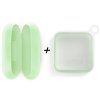 Custodia per sandwich baguette riutilizzabile, set di 2 pz, verde, silicone, Lékué