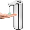 Distributore di sapone TERVA 175 ml, contactless, lucido, in acciaio inox, Zack