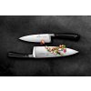 Coltello da chef EDONIST 20 cm, rivetti in acciaio inox, nero, Lion Sabatier