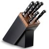Ceppo per coltelli SARLAT, con coltelli IDÉAL, set di 6, Lion Sabatier