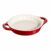 Teglia per torte 13 cm, rossa, ceramica, Staub