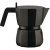 Moka per caffè espresso MOKA 150 ml, nera, alluminio, Alessi