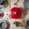 Casseruola AIR E2544655 24 cm, 4,7 l, rosso, Tefal