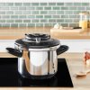 Pentola a pressione NUTRICOOK+ P4220745 6 l, acciaio inox, Tefal