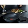Wok SELECTION 28 cm, nero, alluminio, Tefal