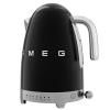 Bollitore con controllo della temperatura KLF04BLEU 1,7 l, nero, Smeg