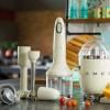 Frullatore a immersione 50'S STYLE HBF22CREU con accessori, crema, Smeg