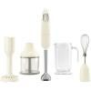 Frullatore a immersione 50'S STYLE HBF22CREU con accessori, crema, Smeg