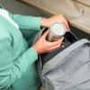 Thermos MAKE & TAKE 200 ml, grigio chiaro, acciaio, Brabantia
