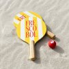 Set da racchettoni FRESCOBOL, set di 3 pz, giallo, Printworks