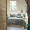 Set biancheria letto singolo VIVA LAS FLORES 140 x 200 cm, verde, cotone percalle, Pip Studio