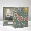Set biancheria letto singolo VIVA LAS FLORES 140 x 200 cm, verde, cotone percalle, Pip Studio
