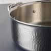 Tegame OPUS PRIMA 24 cm, decoro con uccellini, argento, acciaio inox, Ruffoni
