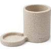 Contenitore per lavello 14 x 23 cm, beige, gres, Humdakin