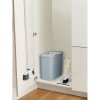 Cestino dei rifiuti GORECYCLE 30110 2 x 14 l, per raccolta differenziata, grigio, Joseph Joseph