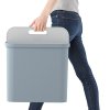 Cestino dei rifiuti GORECYCLE 30110 2 x 14 l, per raccolta differenziata, grigio, Joseph Joseph