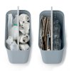 Cestino dei rifiuti GORECYCLE 30110 2 x 14 l, per raccolta differenziata, grigio, Joseph Joseph