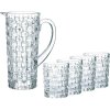 Bicchiere di vetro BOSSA NOVA 330 ml, set di 4 pz, con caraffa, vetro, Nachtmann