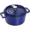 140849 kulaty hrnec tmave modra o 24 cm staub
