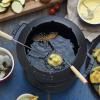 141308 6 set na fondue cerny o 16 cm staub