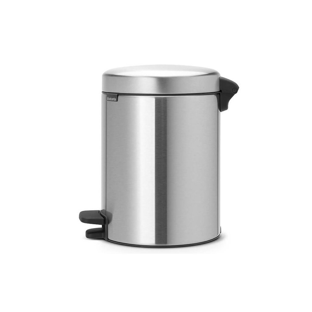 Šiukšliadėžė su pedalu NEWICON 5 l, atspari pirštų žymėms, matinis plienas, Brabantia