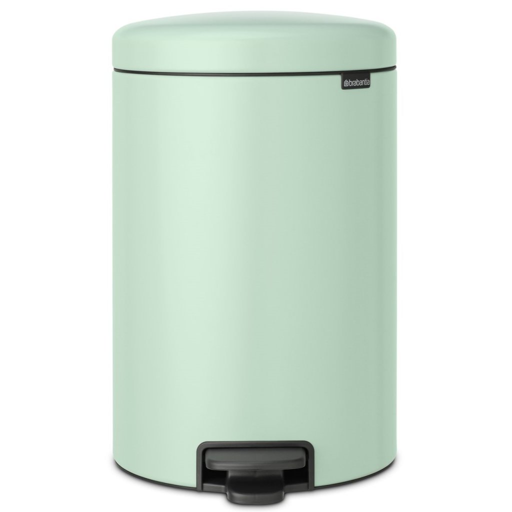 Šiukšliadėžė su pedalu NEWICON 20 l, nefrito žalios spalvos, plienas, Brabantia