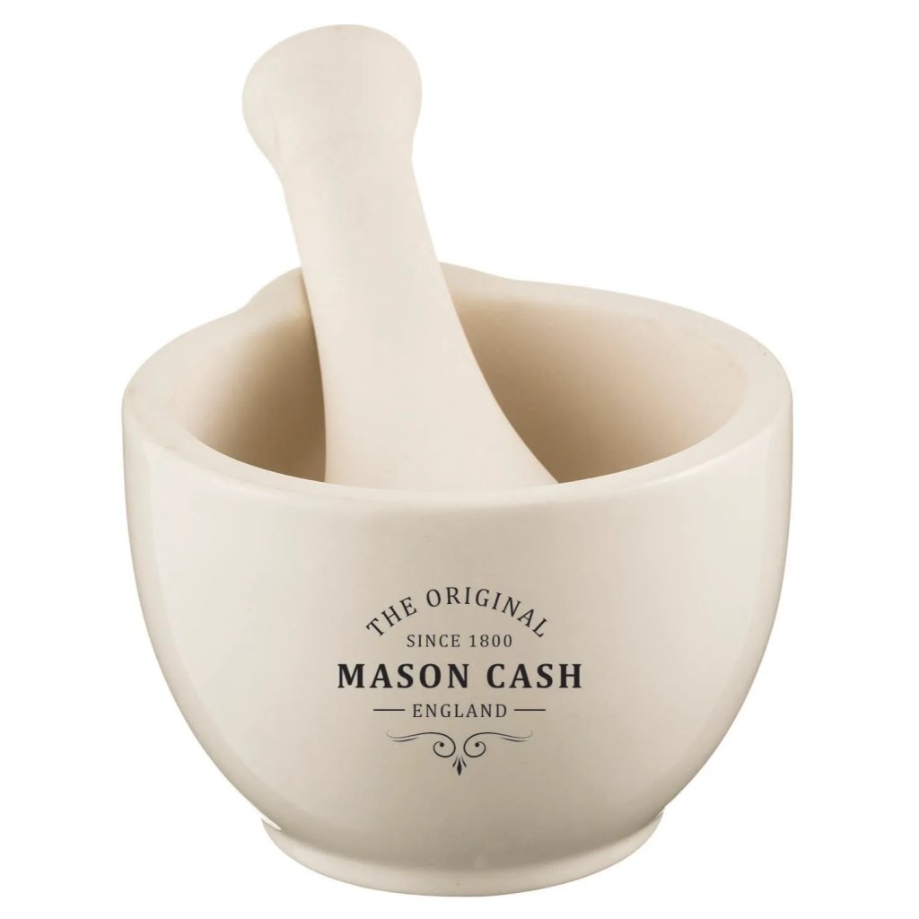 Prieskonių grūstuvė HERITAGE 13 cm, kreminė, keramika, Mason Cash