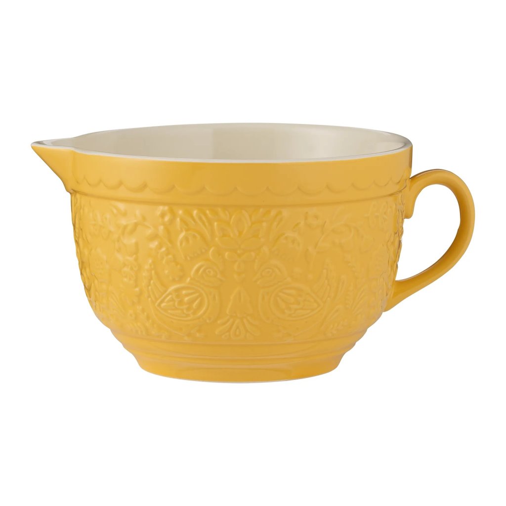 Tešlos dubuo HOME TO ROOST 2,3 l, geltona, akmens masė, Mason Cash