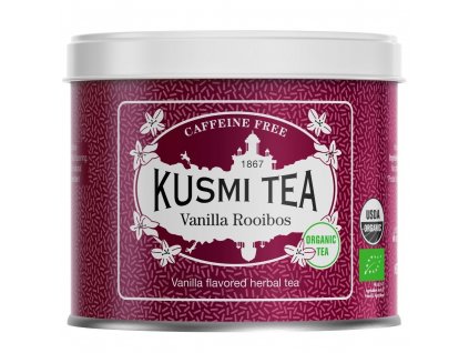 Rooibos arbata VANILLA, 100 g birių arbatos lapų skardinė, Kusmi Tea